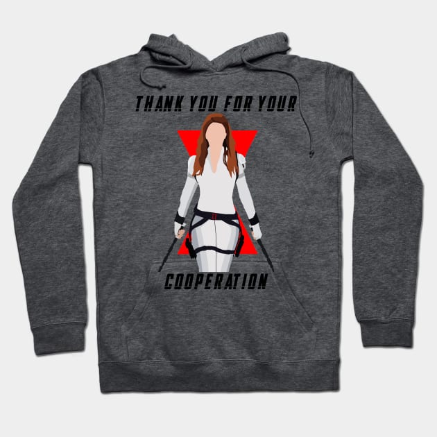 Natasha Movie Poster Catchphrase Hoodie by Mint-Rose